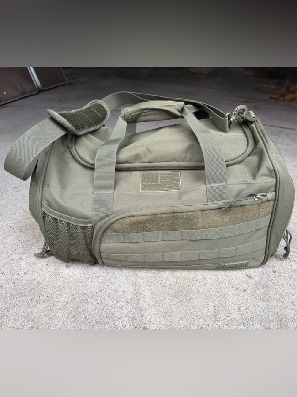 Highland Tactical Squad 1.0 green military duffel bag heavy duty travel
